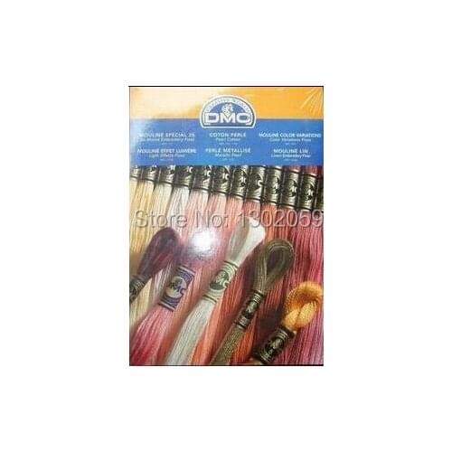 DMC Embroidery Floss thread Color Chart / Cross Stitch Thread Color Chart Map Book
