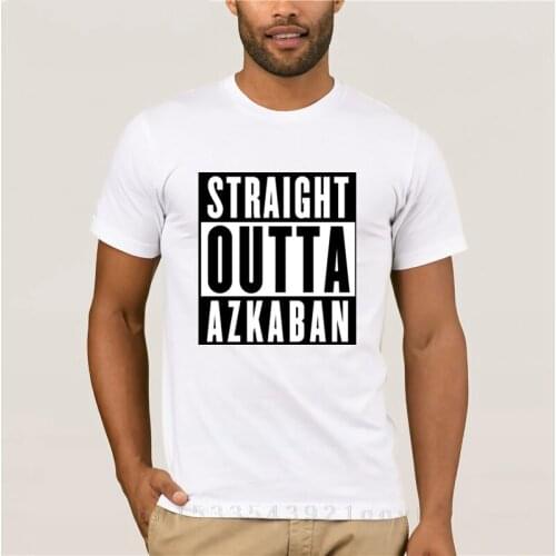 Round neck cool mans T-shirt Straight Outta Azkaban parody Sirius Black Fashion T Shirt 100% Cotton