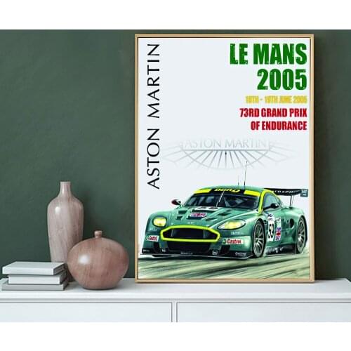 Le Mans 2005 73RD GRAND PRIX OF ENDURANCE Poster On Canvas Print Nordic Wall Art Picture For Living Room Home Decoration
