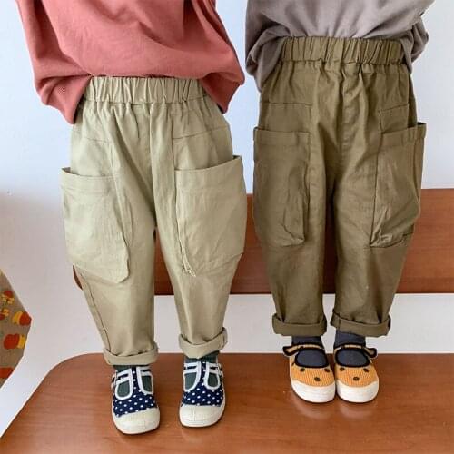 New Korean childrens autumn fashion pants for kids clothes girls leggings boys pants kids autumn boys clothes