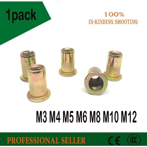 M3 M4 M5 M6 M8 M10 Hollow Rivet Set Zinc Plated Carbon Steel Rivets Threaded Rivet For Metal Plates Tubes Fasteners Tools
