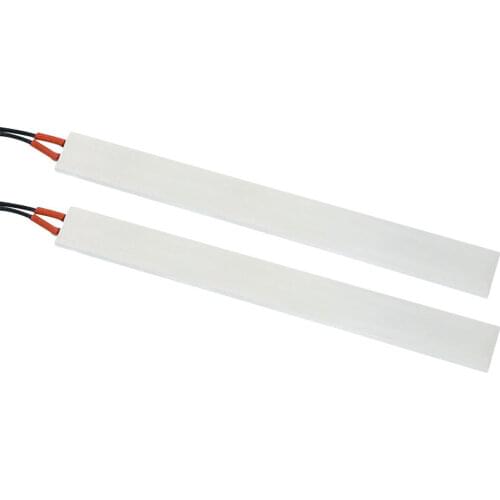 12V 24V 220V 200x21x5mm PTC Heater Element Constant Thermostat Thermistor Air Electric Heating Sensor incubator Aluminum Shell