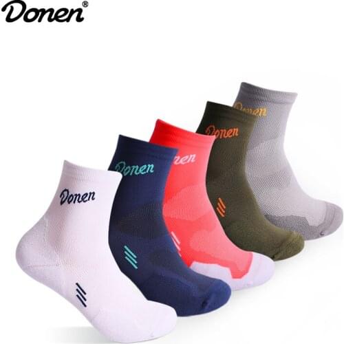 DONEN cycling in tube socks professional running cross-country basketball skating men and women breathable and quick-drying swea