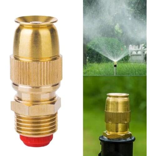New 1/2 Inch Adjustable Fine Mist Water Spray Nozzle Sprinkler Lawn Gardening Watering Cooling System