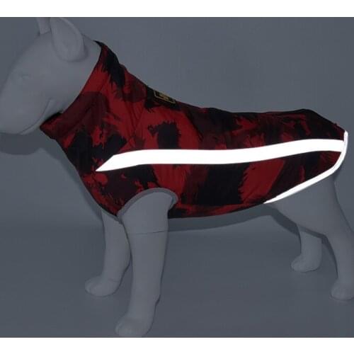 Large Dogs pet Clothes for Winter French Bulldog Waterproof Puppy dog Coat Vest Jackets Ropa Perro chihuahua pitbull costume