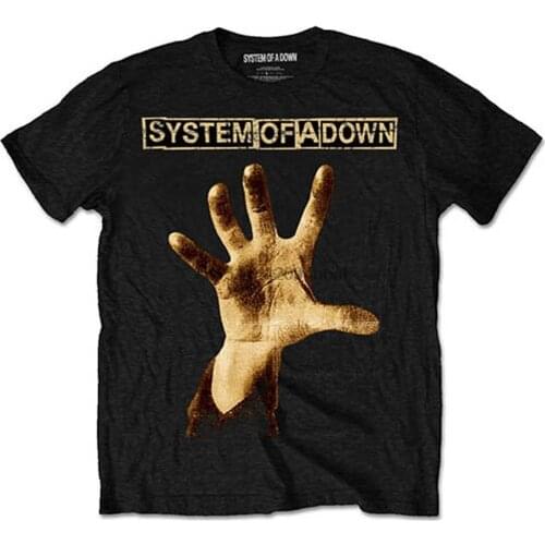 System of a Down Hand Heavy Metal Rock Official Tee T Shirt Mens Unisex