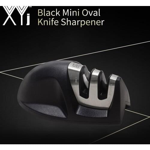 XYj Kitchen Cooking Knife Tool Two Stages (Diamond & Ceramic) Sharpener Sharpening Stone Household Knife Sharpener Kitchen Tools