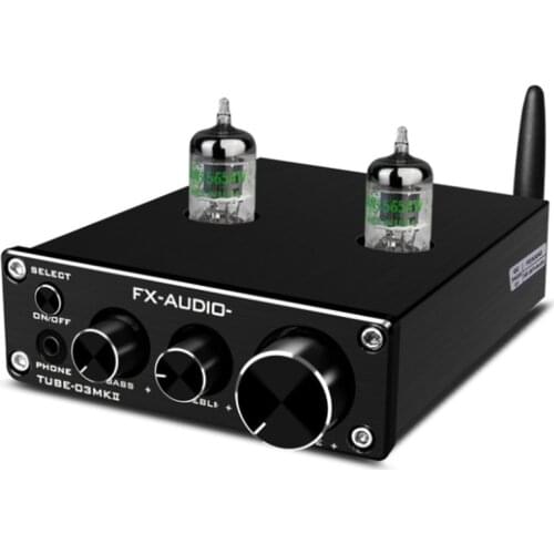 TUBE-03MKII QCC3008 Bluetooth 5.0 I2S ESS9023 Tube Preamp Headphone Amp GE5654 / 6K4 HiFi Tube Preamplifier audio amplifier