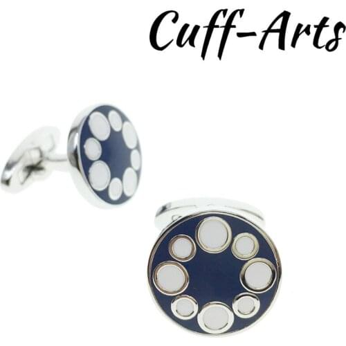 Cufflinks for Men Round Spots Cufflinks Mens Cuff Jewelery Mens Gifts Vintage Cufflinks by Cuffarts C10302