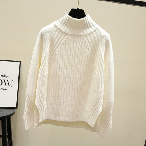 Female Solid Color Half Turtleneck Casual Pullover Short Autumn And Winter Jersey Woman Knitted Bottoming Fashion All-match Tops