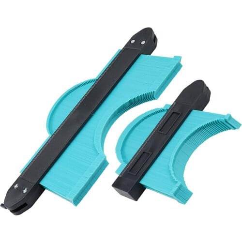 12/25cm Multi-functional Contour Gauge Tiling Laminate Tiles Edge Shaping Wood Measure Ruler Tiles Laminate Tiles Measuring Tool