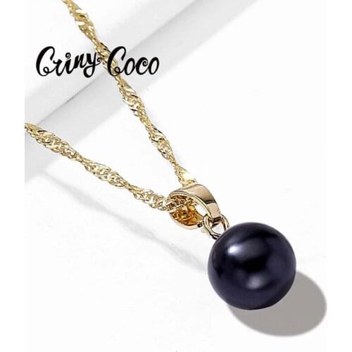 2020 Cring Coco Hawaii Necklaces for Women Pearl Classic Hanging Choker Hot Sale Fashion Ladies Party Accessory Hotsale Jewelry