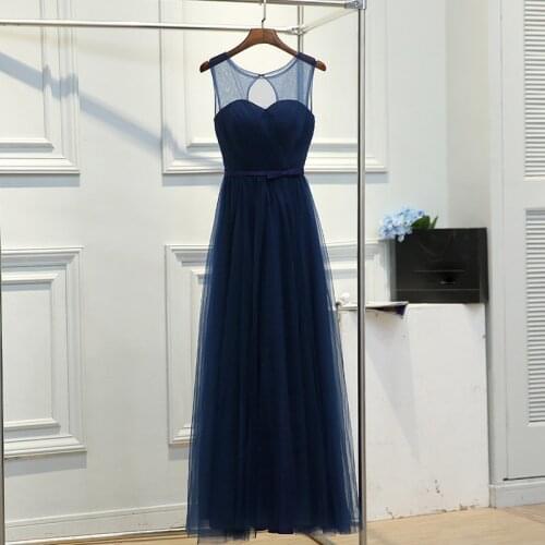 2020 New Arrival Bridesmaid Dresses Dark Navy, Red, Champagne, Burgundy Bridesmaid Gowns