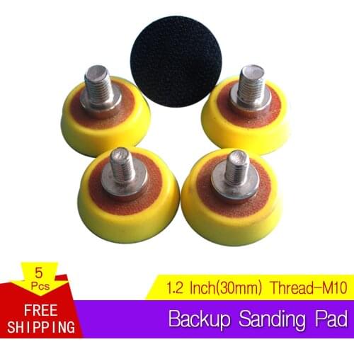 5 Pcs 1.2 Inch Sanding Disc Backing Pad Sanding Backup Pad Abrasive Tools for Polishing & Grinding