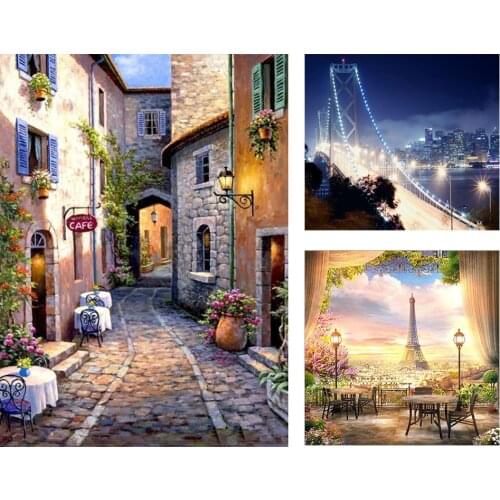 5D Diamond Painting DIY Full Round Drill forest Diamond Embroidery Landscape Mosaic Cross stitch kits ​Home Decoration gift