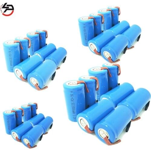 Laipuduo 30pcs SC Rechargeable batteries 1.2v 1500mah SC power bank 0.2C charge and discharge electric toothbrush lighting