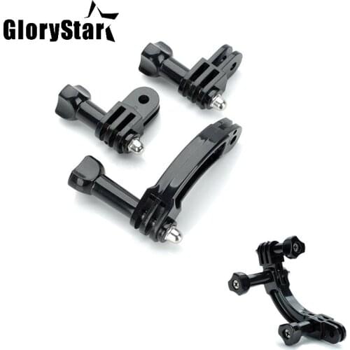 For Gopro Accessories 3-Way Adjustable Pivot Arm For GoPro Hero5 4 3 Xiaomi Yi SJCAM SJ4000 SJ5000 SJ7000 Sports Action Camera