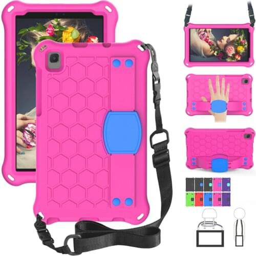 Safe EVA tablet case For Samsung Galaxy Tab A7 Lite 8.7 2021 SM-T220 SM-T225 Shoulder Strap Shockproof cover