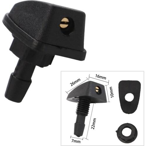 LEEPEE Car Front Windshield Car Wiper Wiper Nozzle Water Fan Spout Cover Universal Washer Jet Nozzles Washer Outlet 2 Pcs/Set