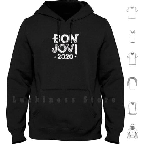 Jovi 2020 Tour Hoodies Long Sleeve Jovi Jovi 2020 2020 Tour Tour 2020 Music Rock Album Cover Album