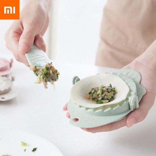 Xiaomi Jordan Judy Dumplings Maker Tool Portable Dumpling Wheat Straw Dumpling Mold Clips Baking Molds Pastry KitchenAccessories