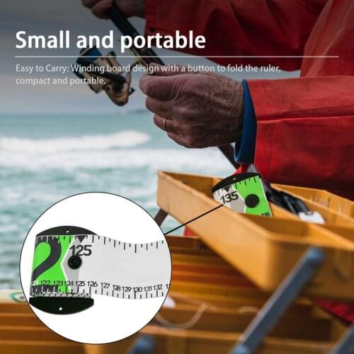 Waterproof Fish Measuring Ruler Accurate PVC Fishing Ruler Measurement Tool Tape Measurement Tackle Tool Fishing Tool 138cmX5cm