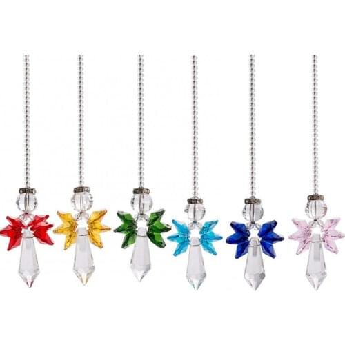 Creative Craft Angel Shape Rhinestone Pendant DIY Hanging Ornament Phone Decor Aesthetic Room Decor