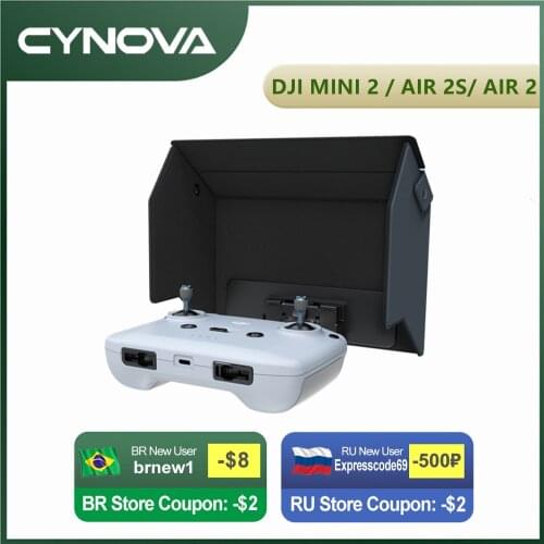CYNOVA Remote Controller Hood for DJI Mini 2 Air 2S & Mavic Air 2 Flexible Adjustment Multi-angel Shadow and Buckle Design