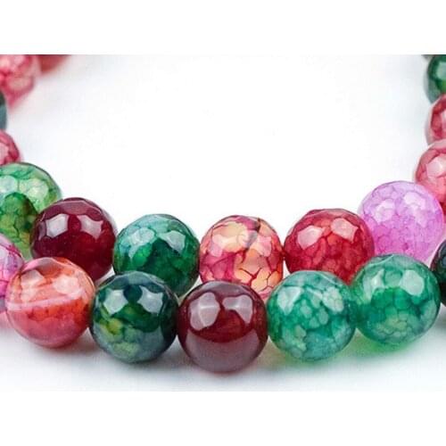 Natural stone tourmaline cut surface beads Tourmaline cut loose beads 4-12mm DIY bracelet necklace jewelry accessories