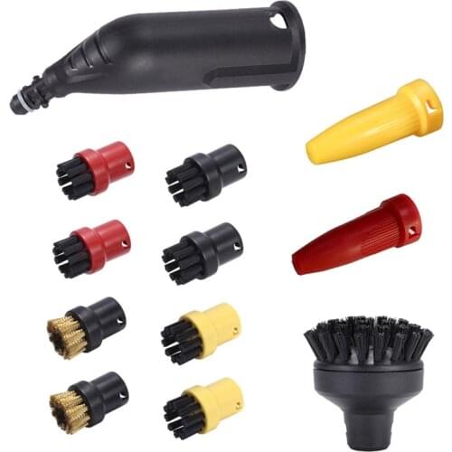 Steam Nozzle Brush Round Brushes for Karcher SC Series SC2 SC3 SC4 SC5 Steam Extension Nozzle Copper Brush Accessories