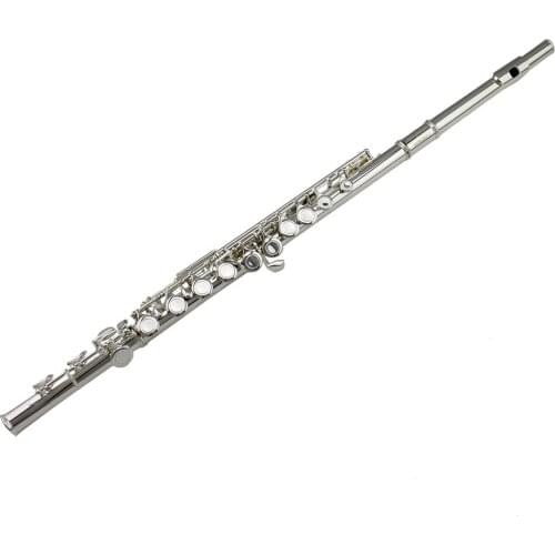Popular grade 16 closed hole silver plated flute