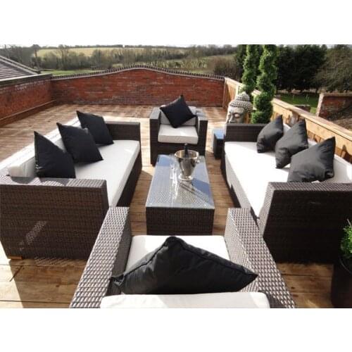 Trade Assurance aluminium garden furniture outdoor rattan sofa sets modern sectional sofa