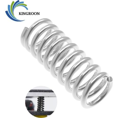 KINGROON 20pcs/lot Stainless Steel Springs 5mm 3D Printer Part For Heated Bed Platform Support Length 12mm DIY Accessories