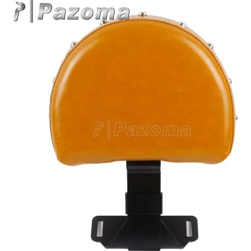 Brown Black Motorbike Adjustable Driver Rider Sissy Backrest for Indian Chief Chieftain Quick Release Backrest 2014-2018