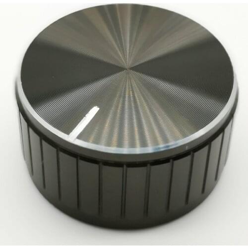 Aluminum Alloy Potentiometer Knob Anti Slip Single Knobs 32x17mm
