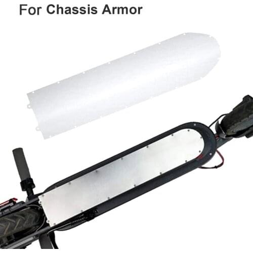 Electric Scooter Chassis Stainless Protection Metal Guard Plate Armor Battery Bottom Cover for Max G30 Skateboard Shield Parts
