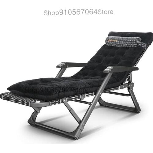 Folding Deck Chair Lunch Break Lunch Chair Beach Chair Portable Balcony Leisure Home Reclining Chair Bed Back Couch