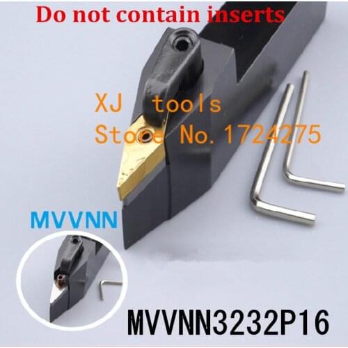 MVVNN3232P16 M-Type CNC Turning Lathe Machine Tools Lathe Cutting Tools External Turning Tool Holder 32*32*170mm