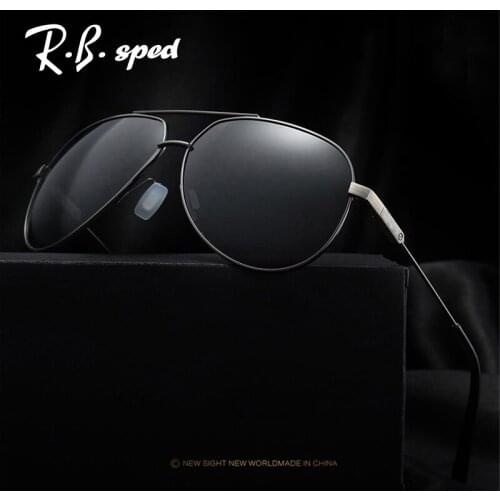 High quality Polarized Sunglasses men Brand Designer Mens driving Glasses Metal Classic Leisure Sun Glass gafas de sol hombre