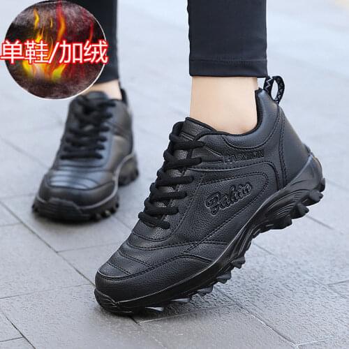 High Quality Womens Running Shoes Warm Platform Sports Shoes Woman Winter Trekking Sneakers Large Size 41 Womens Sport Shoe