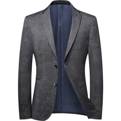 High Quality Mens Blazer Jacket Casual Blazer Coat Business Casual Overcoat