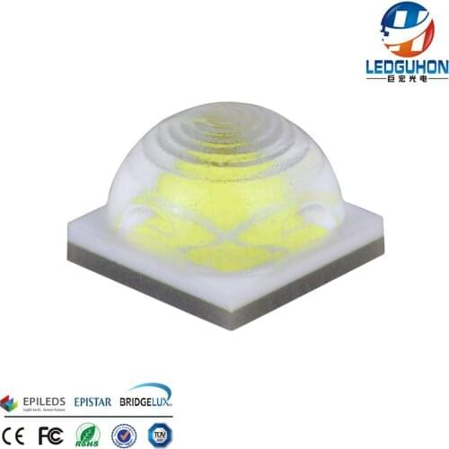 X high power 5050 White 18w with Four crystal chips smd spiral lens use for Head Lamp of Car