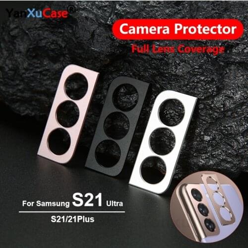 For Samsung Galaxy S21 Plus Ultra Case Camera Lens Protectors Cover Ring For Samsung Note 20 Ultra S20 FE S20 Plus Metal Case