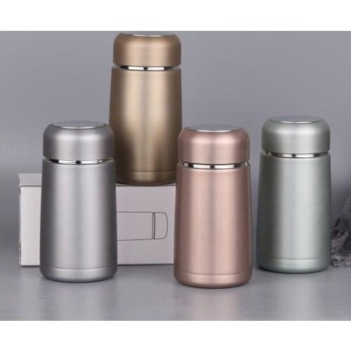 350ml Thermos Cup 304 Stainless Steel Water Bottle Mini Portable Thermos Coffee Vacuum Flasks Tea Milk Coffee Mug