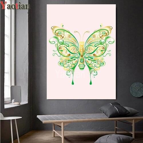 5D DIY Full Square Round Diamond Painting Butterfly Diamond Embroidery Rhinestone Picture Diamond Mosaic Gifts for Children