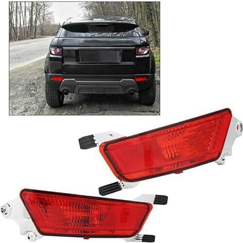 Car Rear Bumper Fog Light Parking Warning Light Reflector Taillights for Land Rover Range Evoque 2012-2018