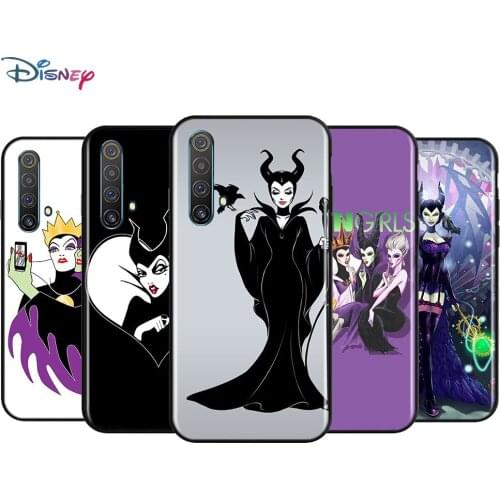 Silicone Black Cover The Witch Maleficent For Realme 2 3 3i 5 5S 5i 6 6i 6S 7 Global X7 Pro 5G Phone Case Shell
