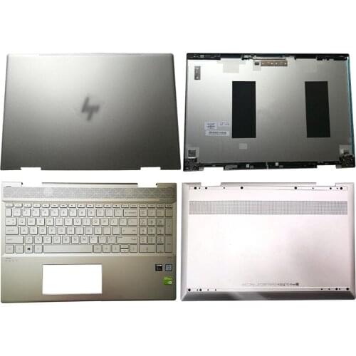 For HP ENVY X360 15-CN 15-CN013TX 15M-CN 609939-001 L23794-001 L23846-001 Laptop LCD Back Cover/Palmrest/Bottom Case Silver