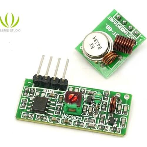 Seeedstudio 433Mhz RF link kit Receives the transmitter module winder