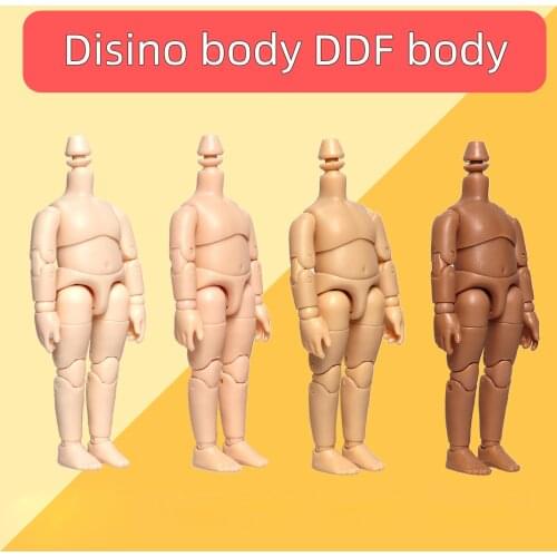 Disono DDF body doll bjd body for GSC clay head, 1 / 12bjd doll head ob11 joint body Replacement hand set